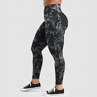plus size print leggings